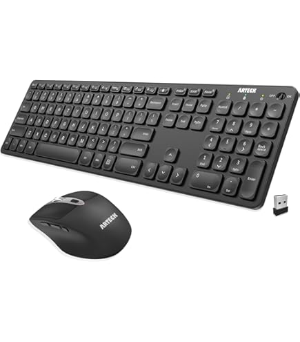Elecom TK-FDM063BK Keyboard Mouse Set, Wireless (Receiver Included